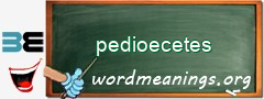 WordMeaning blackboard for pedioecetes